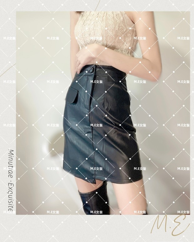 ｜ℳℰ ｜復古A字皮裙