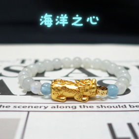 天然翡翠 貔貅 手鍊