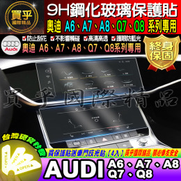 【台灣現貨】奧迪 AUDI A6 A7 A8 Q7 Q8 e-tron Sportback 鋼化 保護貼 10.1吋