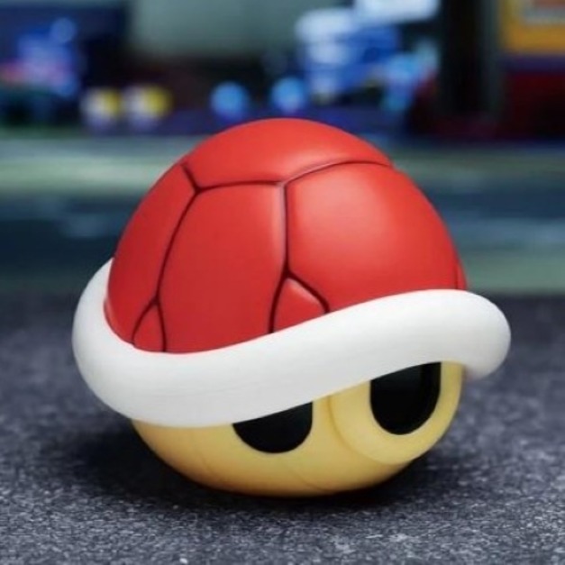 Nintendo 任天堂 超級瑪利歐 紅色龜殼 3D造型音效小夜燈