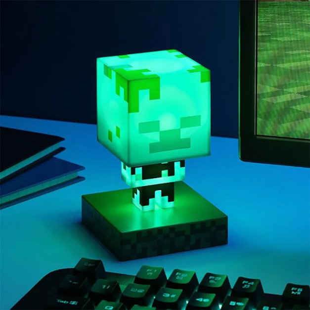 Minecraft 麥塊 沉屍苦力怕造型 ICON小夜燈