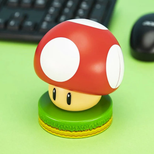 Nintendo 任天堂 超級瑪利歐 超級蘑菇造型 ICON小夜燈