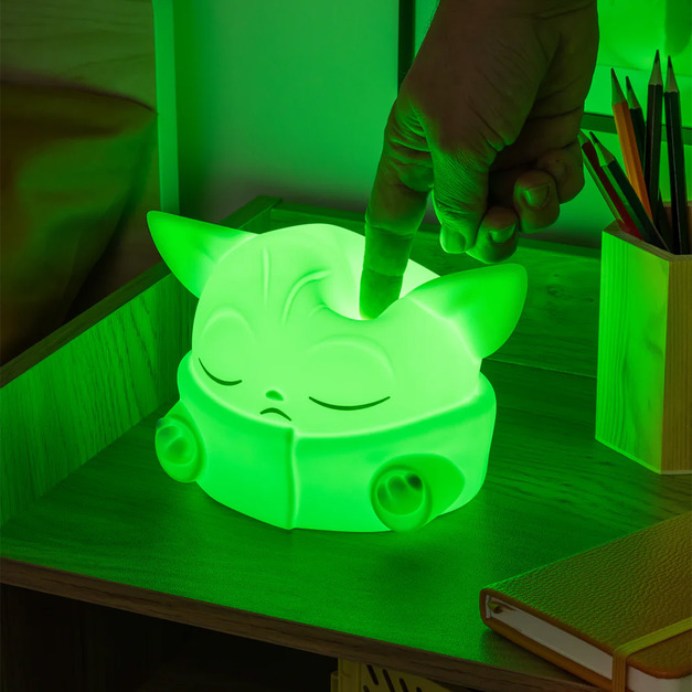 Star Wars 星際大戰 曼達洛人造型 矽膠拍拍小夜燈