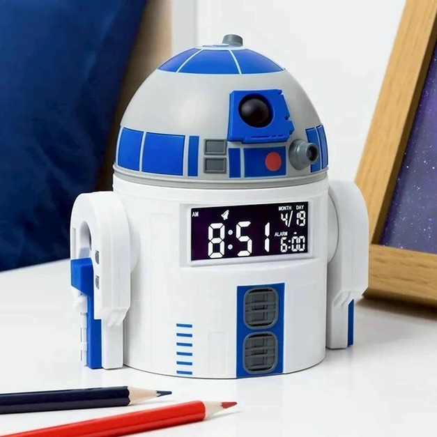 Star Wars 星際大戰 R2-D2 3D造型 LED鬧鐘