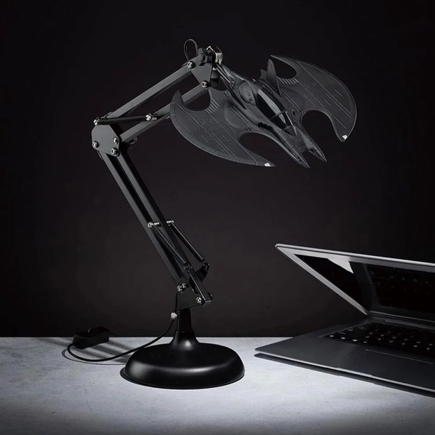 華納 DC 蝙蝠戰機造型 可調節式桌燈