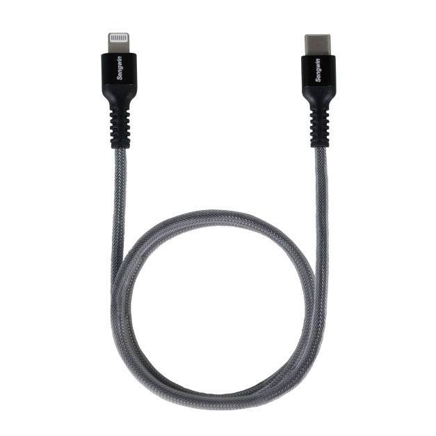 IP-CH Lightning對Type-C PD快充漁絲傳輸線(1.2米)