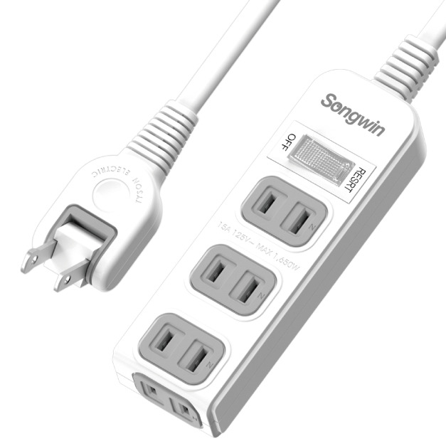 ECL-142 可轉向1切4座2P延長線-6尺/9尺/12尺