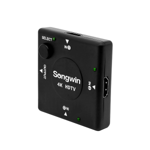 4K-SW02 HDTV 3in1 超薄影音切換器