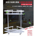 吸壁式免打孔太空鋁合金雙層收納架_4