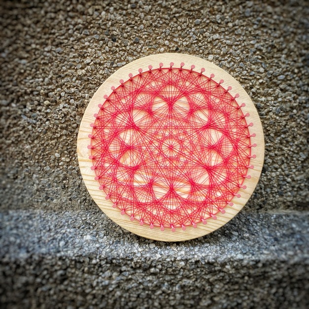 線藝作品｜心蓮