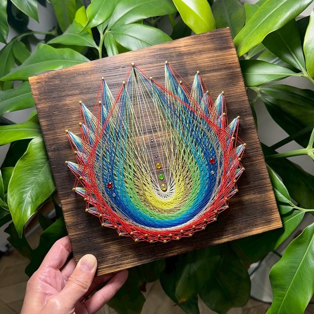 線藝作品｜印象・印度之火 