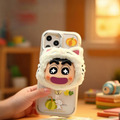 Crayon Shin-chan 蠟筆小新 官方授權 TB01可愛貓咪氣囊手機支架_3