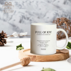 BM05｜FULL OF JOY 英文聖經經文馬克杯 水杯 福音文創 幸福小組 受洗禮物 基督信仰┊HOLYDAY