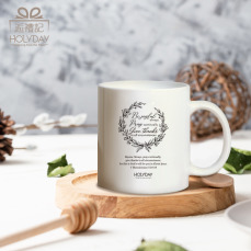 BM03｜Be joyful always 英文聖經經文馬克杯 水杯 福音文創 幸福小組 受洗禮物 基督信仰┊HOLYDAY