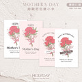 包裝良伴！MDC02母親節包裝小卡 ꕤ 康乃馨禮物小卡．禮品小卡．祝福小卡．送禮小卡．禮物包裝．萬用留言卡片┊HOLYDAY_1