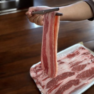 冷凍-滿2000出貨【美福】美國精品牛五花燒烤肉片(1000g/盒)