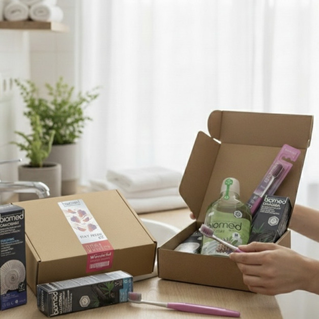 年節送禮新選擇!限量【蓓齒美 BIOMED】草本生醫健齒佳節禮盒(附提袋)