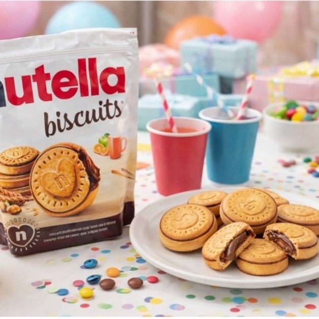 2包免運組 【能多益 NUTELLA】爆漿可可夾心餅乾(304g)