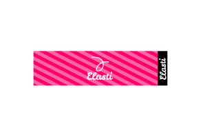 Elasti時尚運動毛巾（斜紋世界）97X25CM