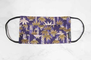 Elasti日式和風口罩-紫竹蓮心（買口罩送10片拋棄式濾片）