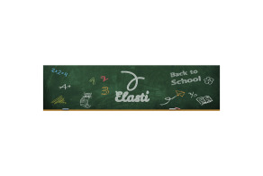 Elasti時尚運動毛巾（校園回憶）97X25CM