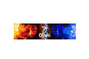 Elasti時尚運動毛巾（勢均力敵）97X25CM