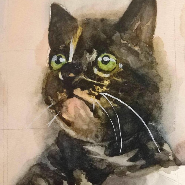 雅樹手作藝術學堂 手繪系列 x 客製化無框畫｜可愛寵物