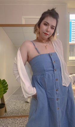 【現貨+預購】淘氣小辣妹牛仔背心洋裝