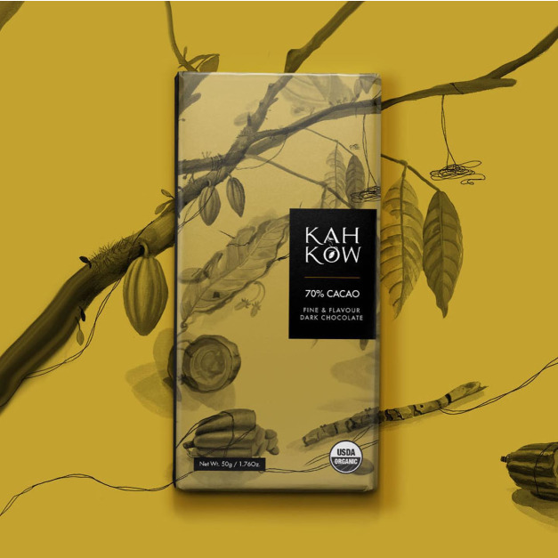 KAHKOW 70%無毒黑巧克力 50g