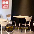 [二手桌椅] 餐廳咖啡廳 白橡色木質坐墊餐椅 原木座椅_1