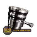 Mahlkonig EK43 / EK43S / EKK43 / K30 磨豆機專用不鏽鋼替換短身入豆槽(霧面太空黑色)_4