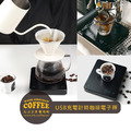 濃縮咖啡手沖咖啡專業精密計時電子秤 LED顯示螢幕/USB充電/防水隔熱墊_1