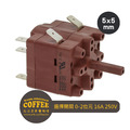 方形選擇開關 0-2 位元 16A 250V(5x5mm)