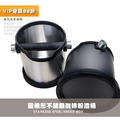 不銹鋼圓桶式圓形渣桶 咖啡粉敲渣盒 吧台敲渣桶(17cm)_2
