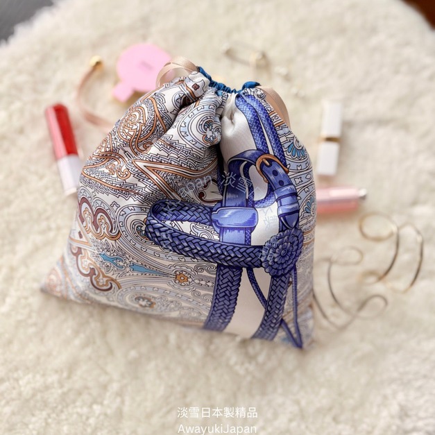 日本製 絲巾包_蔚藍之韻 Rhapsodie Bleue 3way包包