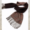 日本製 羊毛圍巾_Satori Marron（悟・栗）(32x156cm)_1