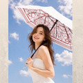 日本製 晴雨傘_優雅軌跡_酒紅｜Trace d’Élégance 抗UV 折疊傘