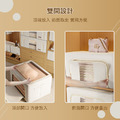 帆布折疊衣服收納箱 66L/100L_5