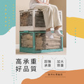 可折疊五開門收納箱 - 收納箱 可折疊 三開式 折疊收納箱 棉被收納箱 衣物收納 收納箱 大容量 側開收納箱 床下收納 樂邦_5