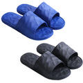 居家防滑室內拖鞋(男款 藍色 黑色)_1