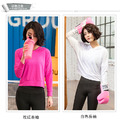 韓版速乾連帽運動休閒上衣_3