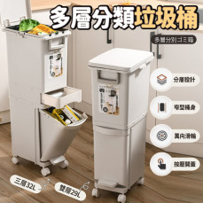 多層分類垃圾桶