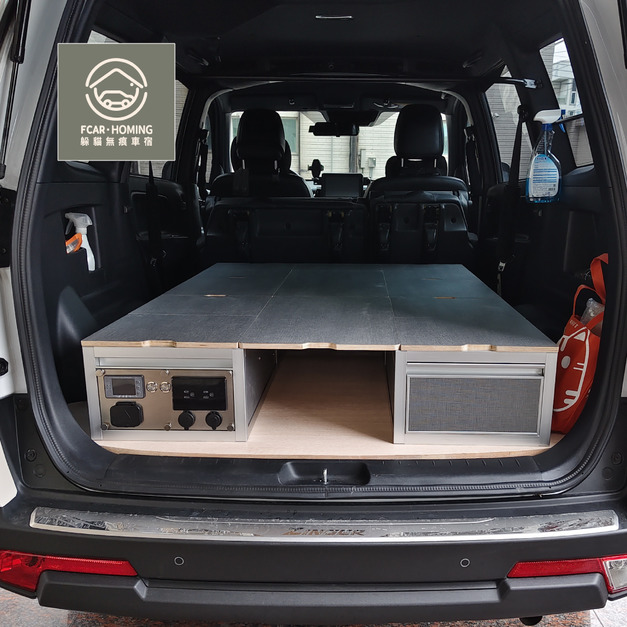 【戶外展限定】CMC ZINGER 全功能車宿模组｜內建駐車冷氣・大容量電力・百變雙人床・車尾露營廚房