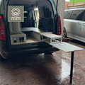 Citroen Berlingo 布丁狗豪華車宿-免拆座椅「大全配浪漫燈光套房」！冷氣/雙充電池/水槽/電子尾門內開全到位