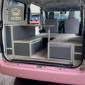 TOWN ACE車宿大收納空間 不用犧牲車內高度-粉紅露營車改裝原來還能這樣設計_4
