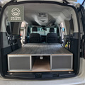福斯 CADDY貨車版 車宿改裝大變身！一站式打造「行動咖啡館」車宿模組，免釘免固定可隨時卸