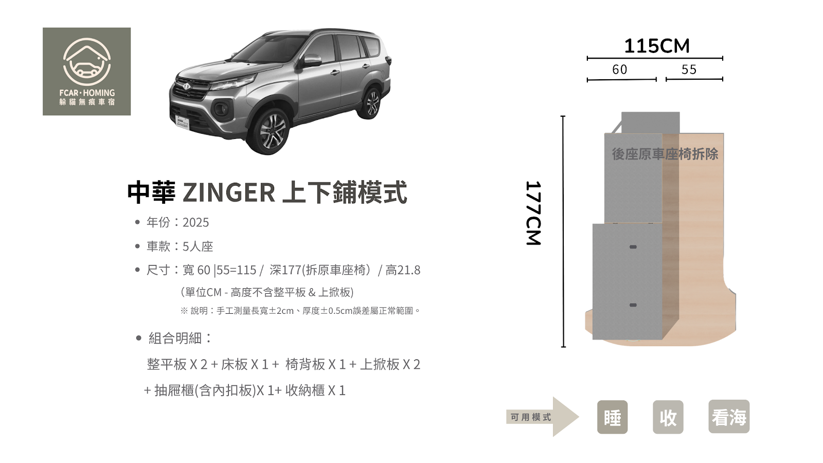 ZINGER車宿改裝,露營車,車床生活,躲貓無痕車宿,車宿模組