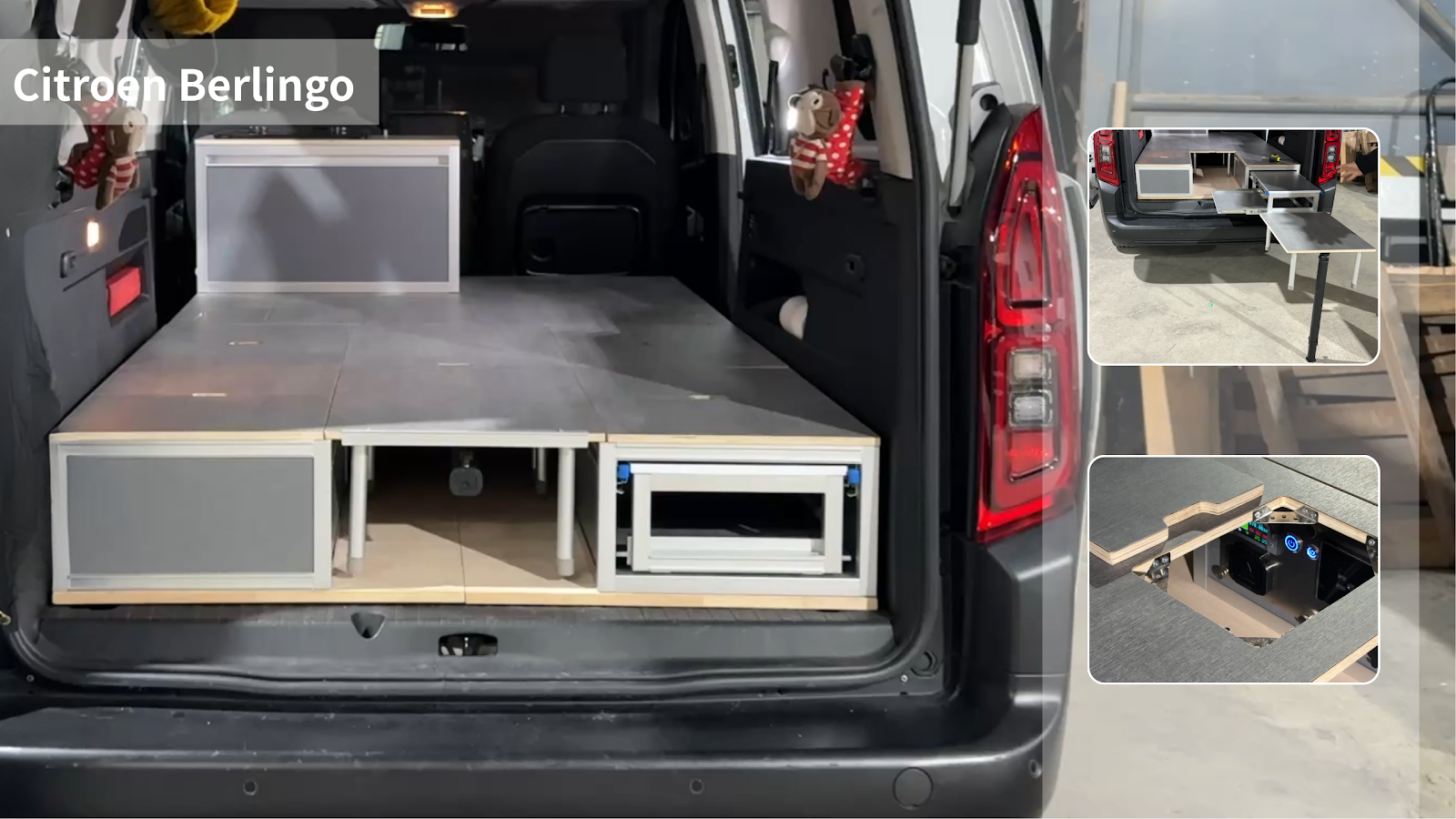 BERLINGO,車宿改裝,露營車,車床生活,躲貓無痕車宿,車宿模組