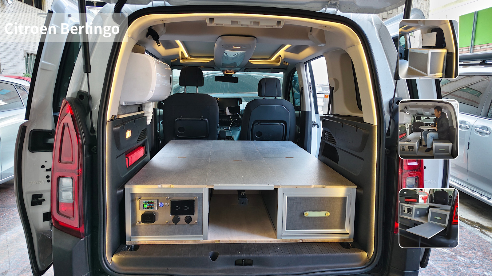 BERLINGO,車宿改裝,露營車,車床生活,躲貓無痕車宿,車宿模組