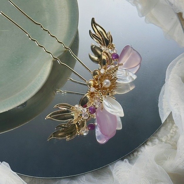 【鏡花水月-繁花】髮釵 髮飾